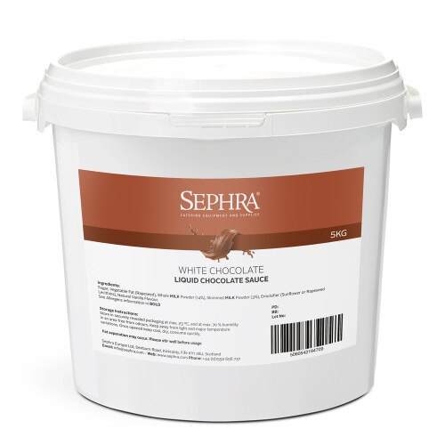 Sephra Liquid Chocolate - White 5kg